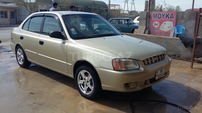 Hyundai Accent 2002, 180,000 km - 1.6 l - Bakı