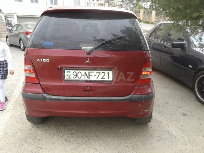 Mercedes A 160 2001, 180,000 km - 1.6 l - Bakı