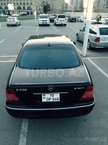 Mercedes S 430 2004, 195,000 km - 4.3 l - Bakı