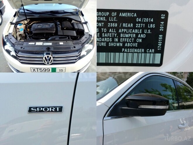 Volkswagen Passat 2014, 3,200 km - 1.8 l - Bakı
