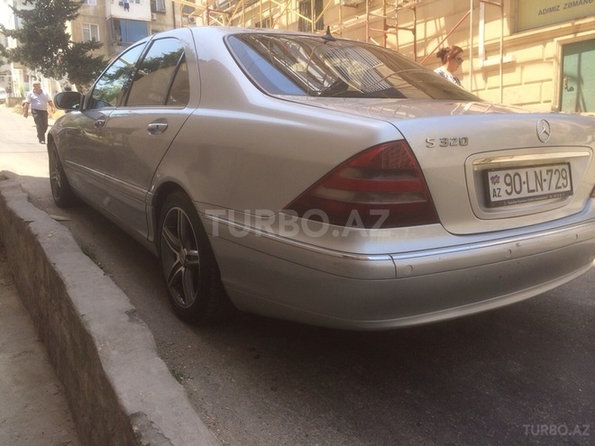 Mercedes S 320 2001, 208,000 km - 3.2 л - Bakı
