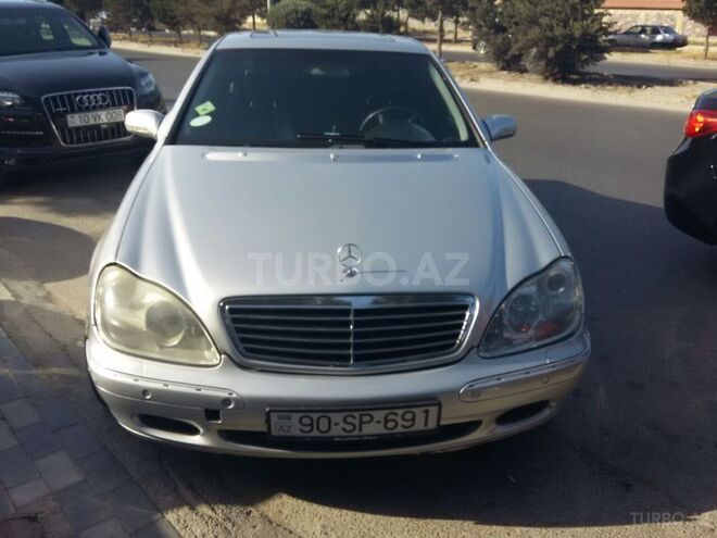 Mercedes S 320 2001, 161,600 km - 3.2 l - Bakı