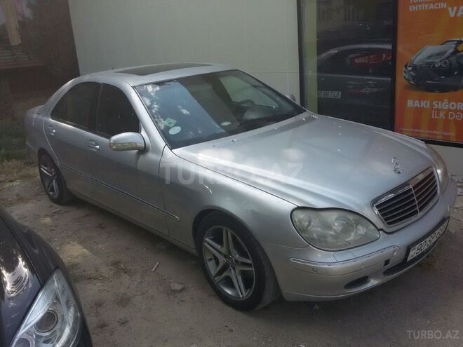 Mercedes S 320 2001, 166,800 km - 3.2 l - Bakı