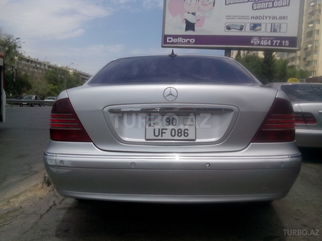 Mercedes S 320 2001, 291,000 km - 3.2 l - Bakı