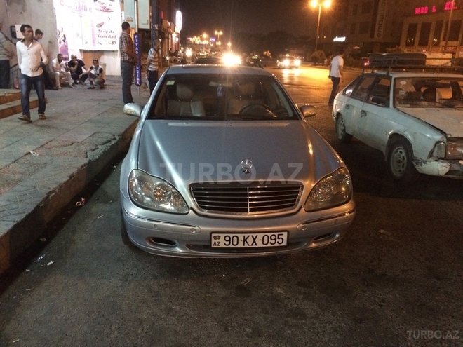 Mercedes S 320 2000, 225,000 km - 3.2 l - Bakı