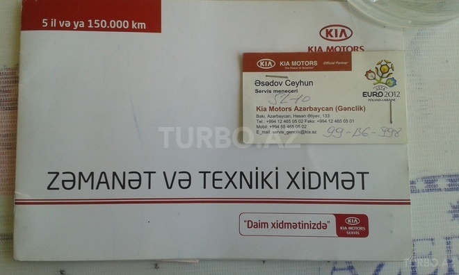 Kia Sportage 2012, 48,146 km - 2.0 l - Bakı