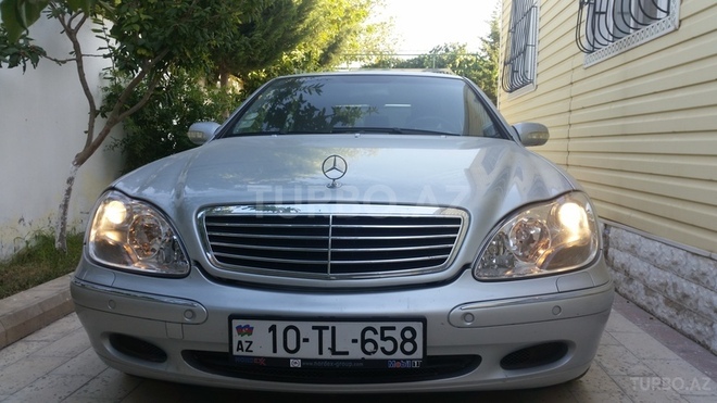 Mercedes S 320 2002, 194,516 km - 3.3 l - Bakı