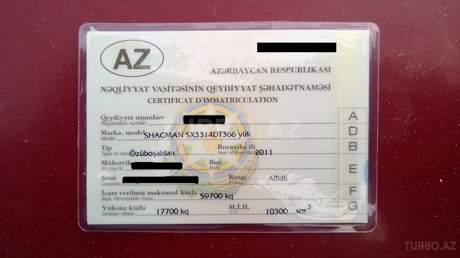 Shacman SX3314DT366 2012, 132,000 km - 11.0 l - Bakı