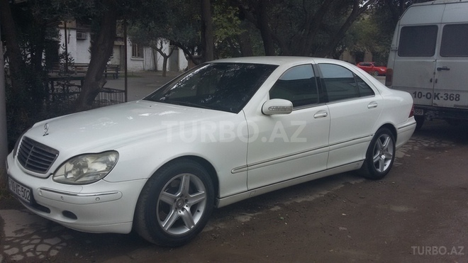 Mercedes S 400 2002, 185,000 km - 4.0 l - Bakı