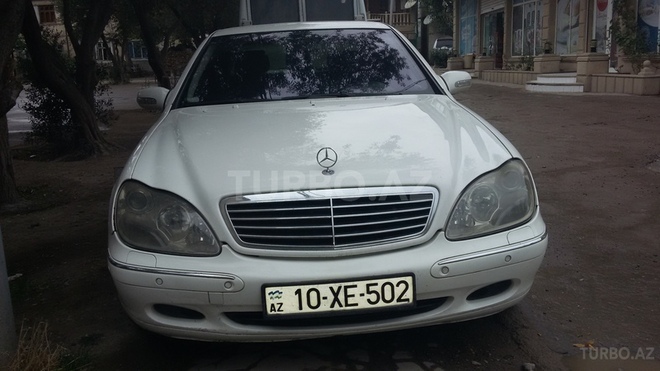 Mercedes S 400 2002, 185,000 km - 4.0 l - Bakı