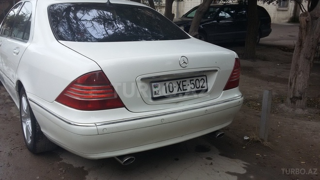 Mercedes S 400 2002, 185,000 km - 4.0 l - Bakı