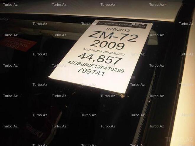 Mercedes ML 350 2009, 45,000 km - 3.5 л - Bakı