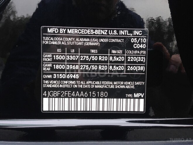 Mercedes GL 350 2010, 95,819 km - 3.0 л - Bakı
