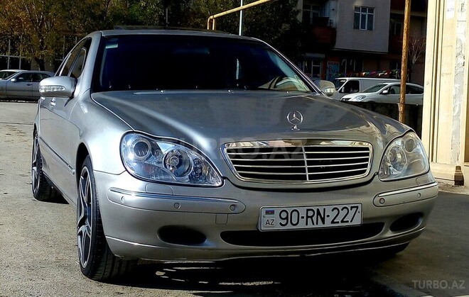 Mercedes S 320 2001, 207,000 km - 3.2 l - Bakı