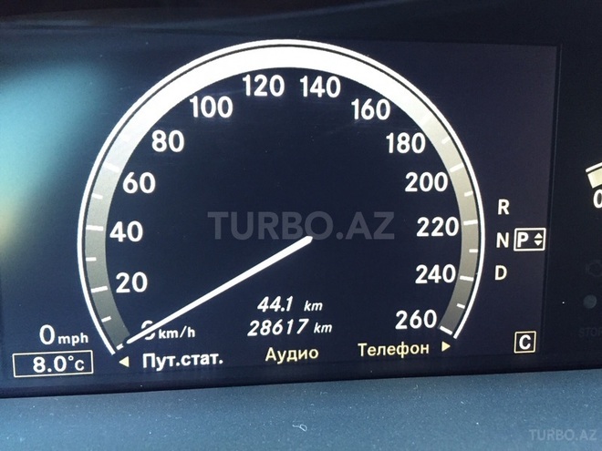 Mercedes S 350 2008, 28,600 km - 3.5 l - Bakı