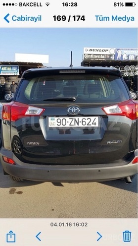 Toyota RAV4 2015, 3,300 km - 2.5 l - Bakı