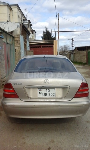 Mercedes S 320 2001, 280,000 km - 3.2 l - Bakı