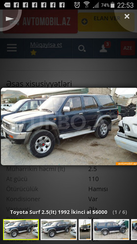 Toyota Surf 1992, 300,009 km - 2.5 l - Bakı