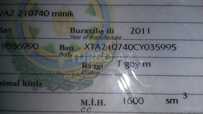 LADA (VAZ) 2106 2011, 59,724 km - 1.6 l - Bakı