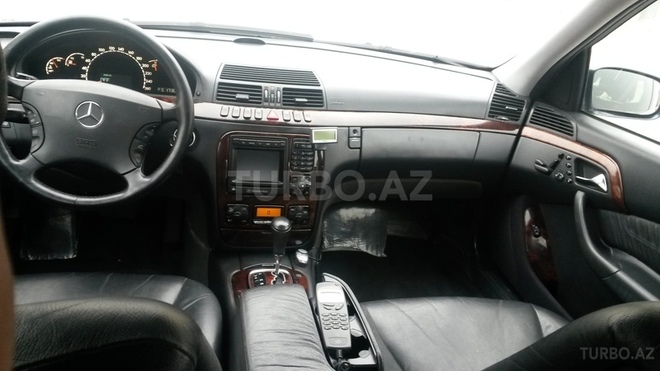 Mercedes S 320 2001, 208,000 km - 3.2 l - Bakı