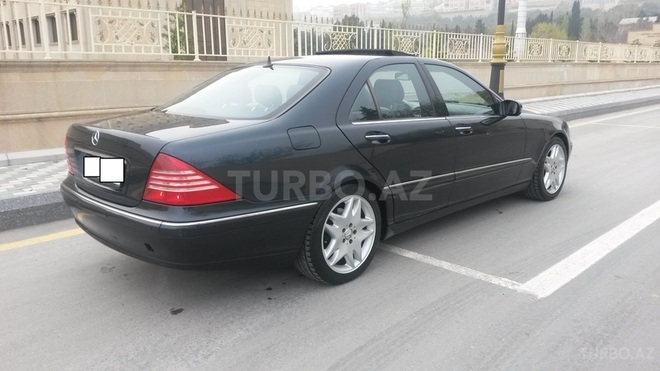 Mercedes S 320 2001, 208,000 km - 3.2 l - Bakı