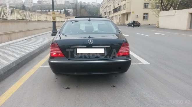 Mercedes S 320 2001, 208,000 km - 3.2 l - Bakı