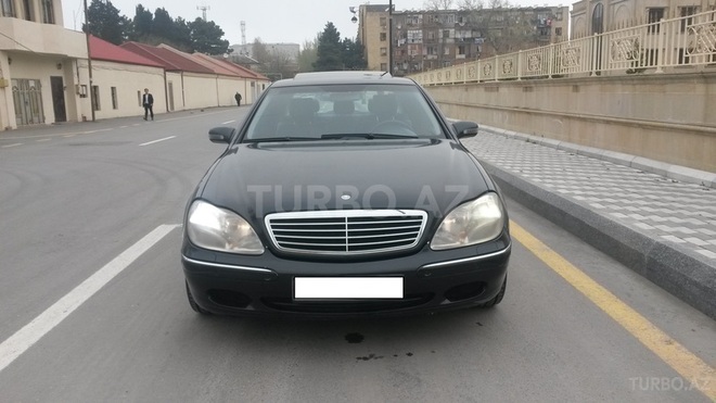 Mercedes S 320 2001, 208,000 km - 3.2 l - Bakı