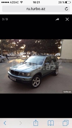 BMW X5 2002, 240,000 km - 3.0 л - Bakı