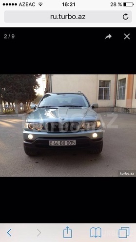 BMW X5 2002, 240,000 km - 3.0 л - Bakı