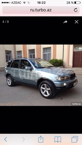 BMW X5 2002, 240,000 km - 3.0 л - Bakı