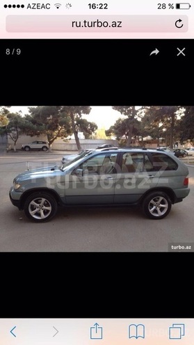 BMW X5 2002, 240,000 km - 3.0 л - Bakı