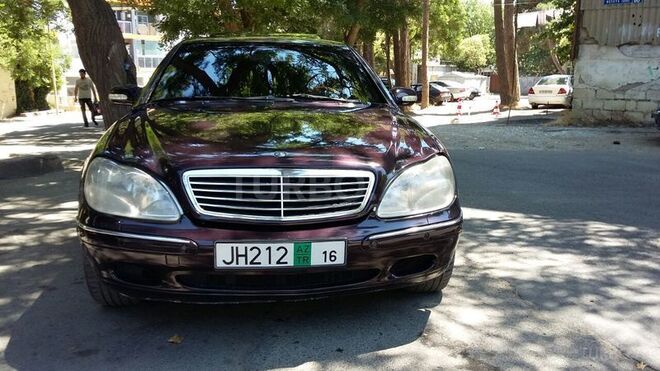 Mercedes S 320 2001, 307,000 km - 3.2 l - Bakı