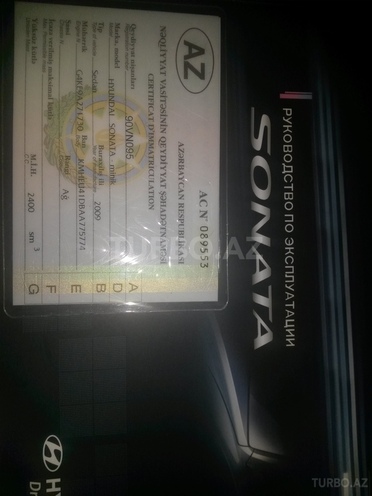 Hyundai Sonata 2009, 114,000 km - 2.4 l - Bakı