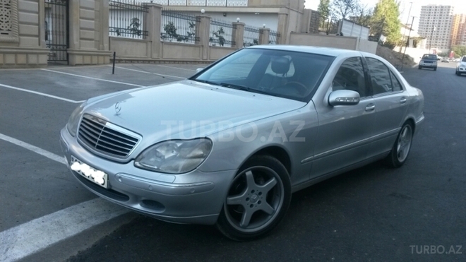 Mercedes S 320 2001, 152,000 km - 3.2 l - Bakı