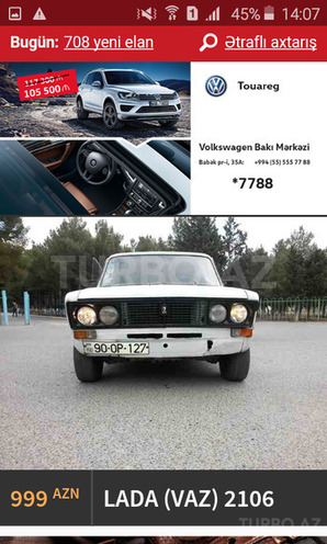 LADA (VAZ) 2106 1988, 8,888 km - 0.2 l - Laçın