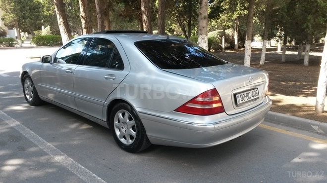 Mercedes S 320 2000, 25,000 km - 3.2 l - Bakı