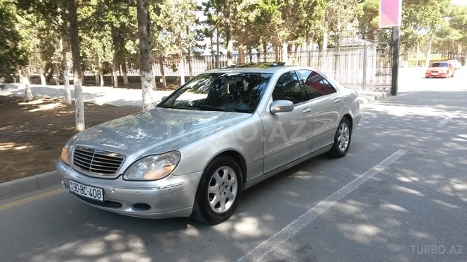 Mercedes S 320 2000, 25,000 km - 3.2 l - Bakı
