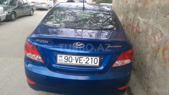 Hyundai Accent 2012, 105,000 km - 1.6 l - Bakı