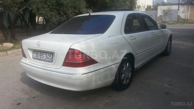 Mercedes S 320 2001, 280,000 km - 3.2 l - Sumqayıt