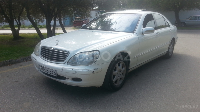Mercedes S 320 2001, 280,000 km - 3.2 l - Sumqayıt