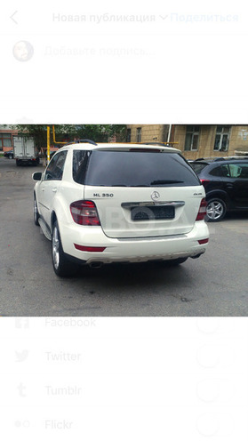 Mercedes ML 350 2008, 121,500 km - 0.4 л - Bakı