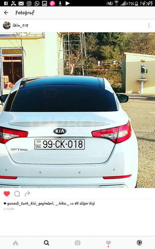 Kia Optima 2012, 102,000 km - 2.4 l - Şirvan