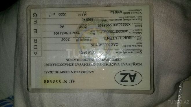 GAZ 330202-740 2007, 100,000 km - 2.3 л - Quba