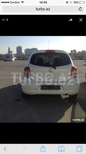 Nissan Micra 2012, 70,000 km - 1.2 l - Bakı