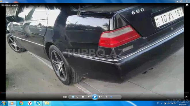 Mercedes S 350 1993, 236,842 km - 3.5 l - Gəncə