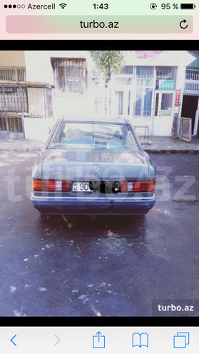Mercedes 190 1989, 25,000 km - 0.2 l - Bakı