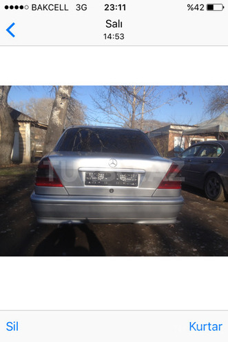 Mercedes C 180 1999, 241,600 km - 1.8 l - Bərdə