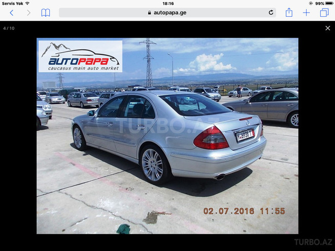 Mercedes E 240 2004, 280,000 km - 2.6 l - Zaqatala