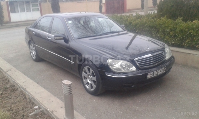 Mercedes S 500 2001, 300,000 km - 5.0 l - Ağcabədi