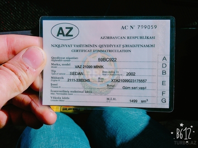 LADA (VAZ) 21099 2002, 278,631 km - 1.5 l - Masallı